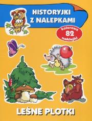 Okładka książki Historyjki z nalepkami - Leśne plotki