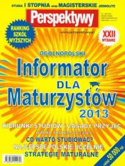 Okładka książki Informator dla maturzystów 2013