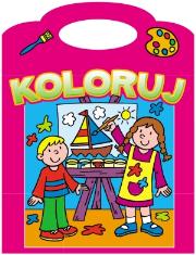 Okładka książki Koloruj. Zeszyt różowy