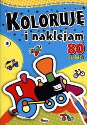 Okładka książki Koloruję i naklejam 3
