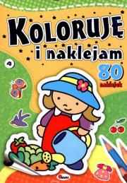 Okładka książki Koloruję i naklejam 4