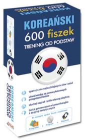 Koreański. 600 fiszek. Trening od podstaw. Autor: Opracowanie zbiorowe. Dadada.pl Okładka książki Koreański. 600 fiszek. Trening od podstaw