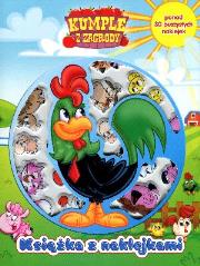 Okładka książki Kumple z zagrody. Książka z naklejkami