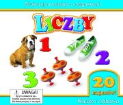 Okładka książki Liczby. Edukacyjna książka z magnesami.