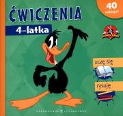 Okładka książki Looney Tunes. Ćwiczenia 4-latka