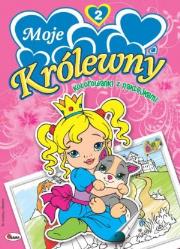Okładka książki Moje królewny 2. Kolorowanki z naklejkami