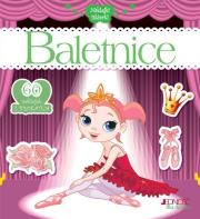 Naklejki iskierki. Baletnice. Autor: Valenti Viviana. Dadada.pl Okładka książki Naklejki iskierki. Baletnice