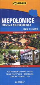Niepołomice Puszcza Niepołomicka Mapa turystyczna 1: 35 000. Autor:   Praca zbiorowa. Dadada.pl Okładka książki Niepołomice Puszcza Niepołomicka Mapa turystyczna 1: 35 000