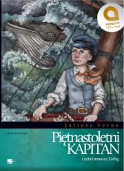 Piętnastoletni kapitan Audiobook. Autor: Juliusz Verne. Dadada.pl Okładka książki Piętnastoletni kapitan Audiobook