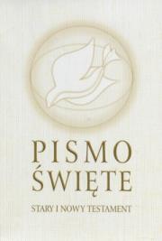 Okładka książki Pismo Święte ST i NT małe białe 2011 DiKŚW