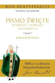 Okładka książki Pismo Święte Starego i Nowego Testamentu Biblia rodzinna