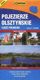 Pojezierze olsztyńskie część północna skala 1:50000. Autor: praca zbiorowa. Dadada.pl Okładka książki Pojezierze olsztyńskie część północna skala 1:50000