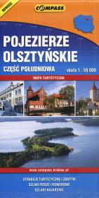 Pojezierze olsztyńskie część południowa skala 1:50000. Autor: praca zbiorowa. Dadada.pl Okładka książki Pojezierze olsztyńskie część południowa skala 1:50000