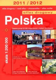 Okładka książki Polska. Atlas drogowy. 1:200 000. 2011/2012