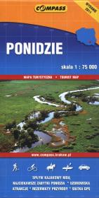 Ponidzie skala 1:75000. Autor: praca zbiorowa. Dadada.pl Okładka książki Ponidzie skala 1:75000