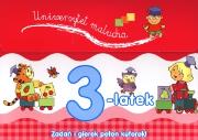 Teczka 3-latka. Uniwersytet malucha. Autor: Lekan Elżbieta. Dadada.pl Okładka książki Teczka 3-latka. Uniwersytet malucha