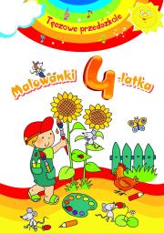 Okładka książki Tęczowe przedszkole - Malowanki 4-latka