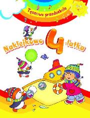 Okładka książki Tęczowe przedszkole - Naklejkowo 4-latka