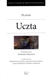 Uczta. Autor: Platon. Dadada.pl Okładka książki Uczta