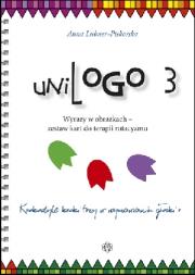 Okładka książki uniLOGO 3 Wyrazy w obrazkach zestaw kart...