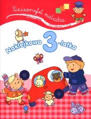 Okładka książki Uniwersytet malucha. Naklejkowo 3-latka