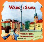 Okładka książki Wars i Sawa wersja pol. ang. i niem.