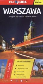 Okładka książki Warszawa Europilot plan miasta