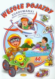Okładka książki Wesołe pojazdy. Zgadywanki