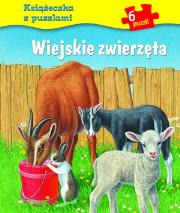 Wiejskie zwierzęta. Książeczka z puzzlami. Autor: Carola von Kessel, Bob Bampton (ilustr.). Dadada.pl Okładka książki Wiejskie zwierzęta. Książeczka z puzzlami