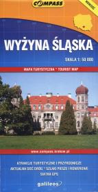 Wyżyna Śląska mapa turystyczna. Autor:   Praca zbiorowa. Dadada.pl Okładka książki Wyżyna Śląska mapa turystyczna