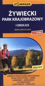 Okładka książki Żywiecki Park Krajobrazowy i okolice mapa turystyczna
