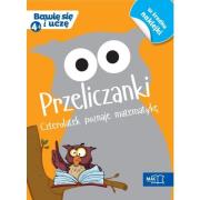 Bawię się i uczę. Czterolatek przeliczanki. Autor: Opracowanie zbiorowe. Dadada.pl Okładka książki Bawię się i uczę. Czterolatek przeliczanki