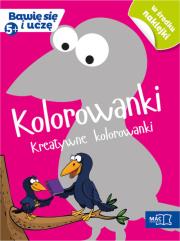 Bawię się i uczę. Pięciolatek Kolorowanki. Autor: Opracowanie zbiorowe. Dadada.pl Okładka książki Bawię się i uczę. Pięciolatek Kolorowanki