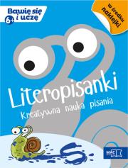 Bawię się i uczę. Sześciolatki Literopisanki kreat. Autor: Opracowanie zbiorowe. Dadada.pl Okładka książki Bawię się i uczę. Sześciolatki Literopisanki kreat