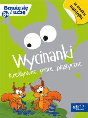Bawię się i uczę. Trzylatek. Wycinanki kreatywne. Autor: Kwiecień Marzena, Lekan Elżbieta. Dadada.pl Okładka książki Bawię się i uczę. Trzylatek. Wycinanki kreatywne