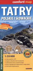 Okładka książki Comfort!map Tatry Polskie i Słowackie 1:55 000