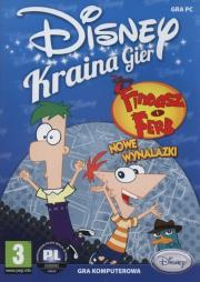 Disney Kraina Gier Fineasz i Ferb Nowe Wynalazki. Wydawca: CDP.pl. Dadada.pl Opakowanie Disney Kraina Gier Fineasz i Ferb Nowe Wynalazki