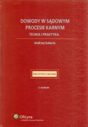 Okładka książki Dowody w sądowym procesie karnym