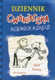 Dziennik cwaniaczka 2. Rodrick rządzi. Autor: Jeff Kinney. Dadada.pl Okładka książki Dziennik cwaniaczka 2. Rodrick rządzi