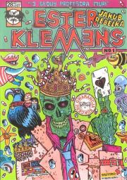 Ester i Klemens. Trzy głowy profesora Muri. Autor: Jakub Rebelka. Dadada.pl Okładka książki Ester i Klemens. Trzy głowy profesora Muri