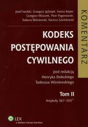 Okładka książki Kodeks postępowania cywilnego. Tom 2. Komentarz
