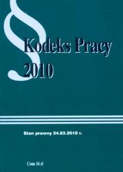 Okładka książki Kodeks Pracy 2010