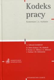 Kodeks pracy. Komentarz. Autor: Sobczyk Arkadiusz. Dadada.pl Okładka książki Kodeks pracy. Komentarz