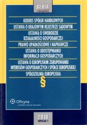 Okładka książki Kodeks spółek handlowych. Ustawa o krajowym rejestrze sądowym...