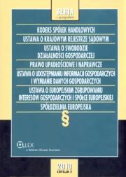 Okładka książki Kodeks spółek handlowych Ustawa o Krajowym Rejestrze Sądowym Ustawa o swobodzie działalności gospodarczej