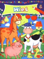 Okładka książki Kolorowanki Małego Czarodzieja - Wieś