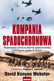 Kompania spadochronowa. Autor: Webster David Kenyon. Dadada.pl Okładka książki Kompania spadochronowa