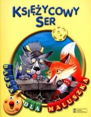 Księżycowy ser. Bajka dla maluszka. Autor: Irina i Władimir Pustowałowy (ilustr.). Dadada.pl Okładka książki Księżycowy ser. Bajka dla maluszka