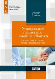 Negocjowanie i zawieranie umów handlowych. Autor: Wojciech Budzyński. Dadada.pl Okładka książki Negocjowanie i zawieranie umów handlowych
