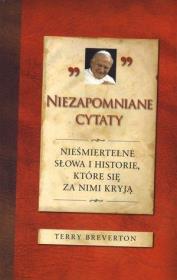 Okładka książki Niezapomniane cytaty. Nieśmiertelne słowa i ...